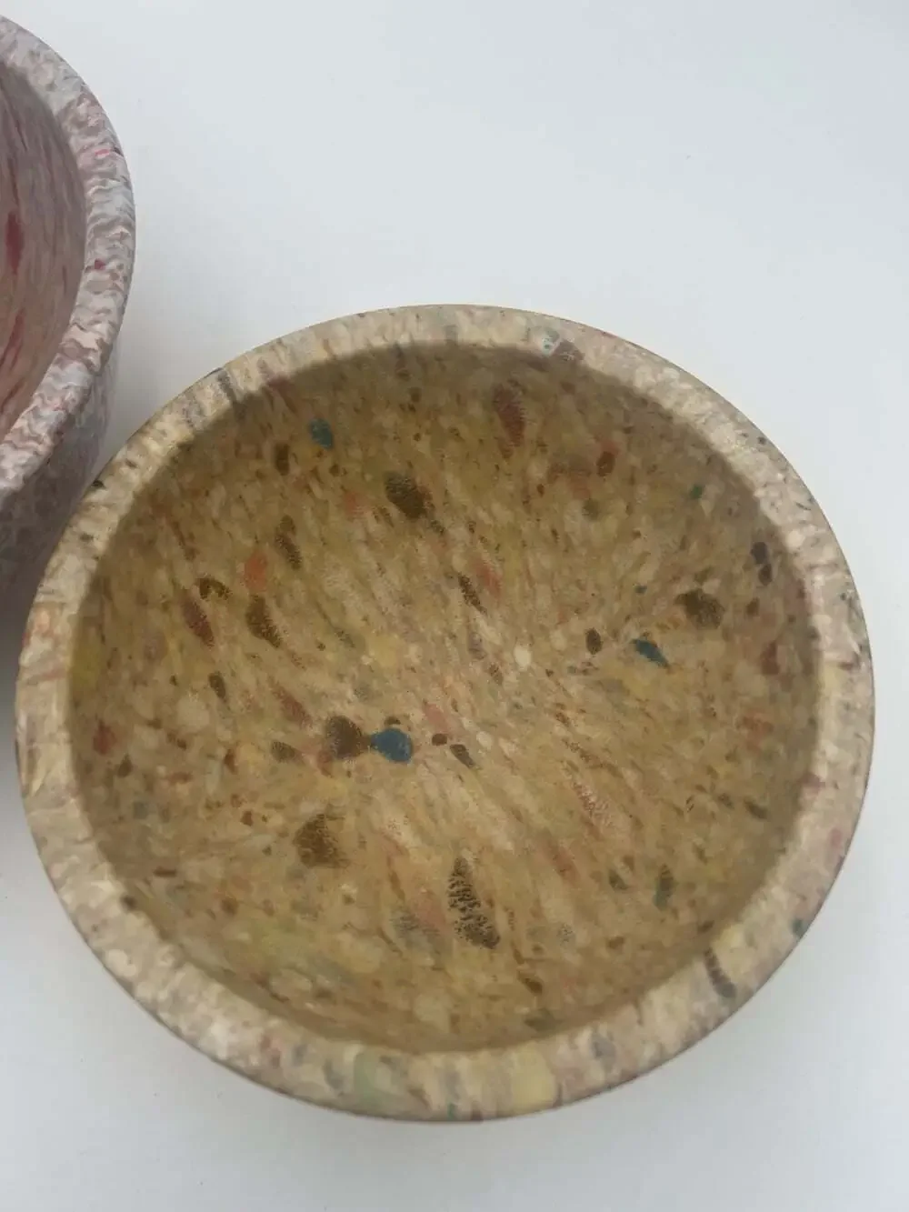 Vintage Texas Ware Confetti Mixing Bowls #118 #111 Set 10” 8” Melmac Splatter